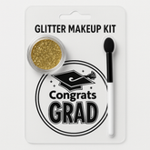 Gold Glitter Makeup Kit with Applicator Brush